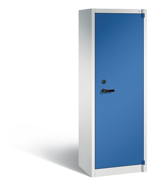 C+P Feuergeschützter Schrank Certos, H1950xB650xT500 mm, Grau/Enzianblau, 1161-000 S10131