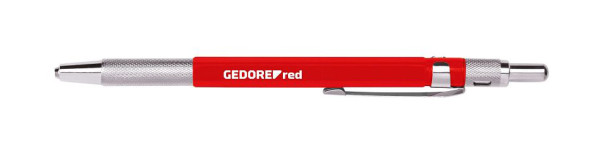 GEDORE rode hardmetalen kraspen met clip, lengte 150 mm, 3301433