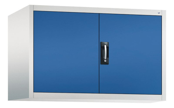 C+P bovenkast Acurado, H790xB1200xD600mm, kleur: lichtgrijs / gentiaanblauw, verzonken handgreep, 9495-009 S10003