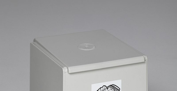 VAR deksel voor kunststof bak 60 l, lichtgrijs, 38101