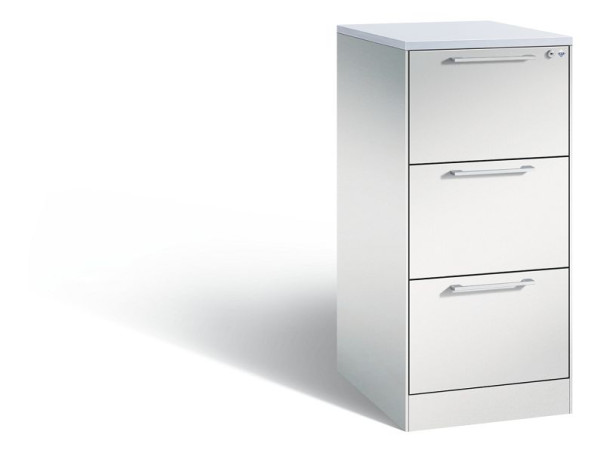 C+P hangarchiefkast Asisto, H1010xB440xD600mm, kleur: lichtgrijs, beugelgreep, 146245-311 S10116
