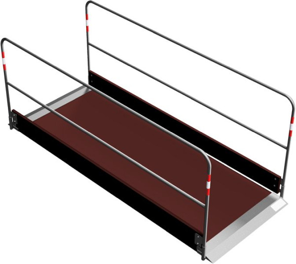 Schake loopgraafbruggen van hout, breedte: 1,00 m, lengte: 2,70 m, 20252