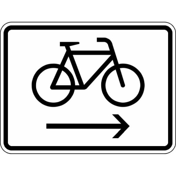 Steen HGS fietsers gebruiken fietspad rechts nr. 2202, 315x420mm /RA2/vlakke vorm 2mm, 2202-121