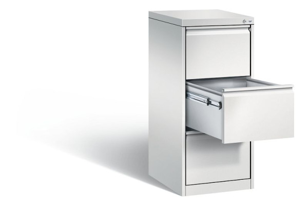 C+P hangmappenkast Acurado, H1045xB433xD590mm, kleur: lichtgrijs, handgreep, 12423-311 S10001