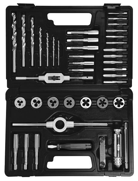 SW-Stahl draadsnijset, M3-M12, 40-delig, 82245L