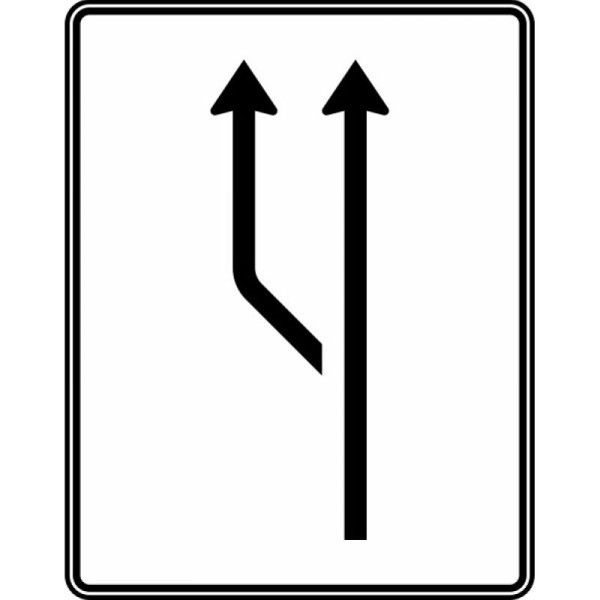 Stone HGS verbredingsplank zonder tegenliggers, 1 rijstrook plus rijstrook links nr. 541-10, RA1/vlakke vorm 3mm, zonder afstandsinformatie, 1600x1250mm, 541-10-113