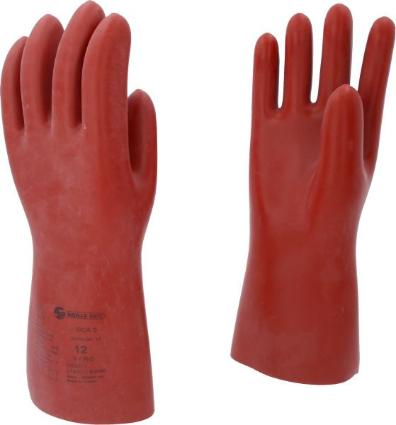 KS Tools Elektriciensbeschermhandschoen met mechanische en thermische bescherming, maat 12, klasse 3, rood, lengte: 360 mm, 117.0098