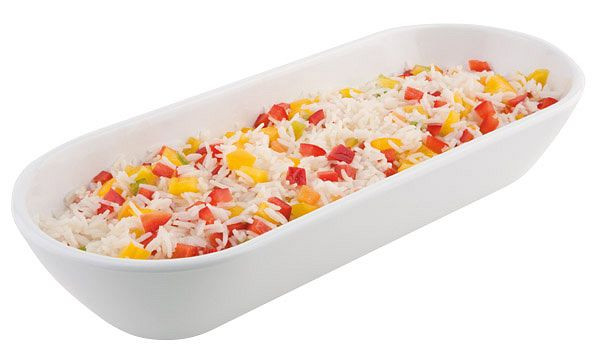 APS kom -PURE-, 38,5 x 15,5 cm, hoogte: 7,5 cm, melamine, wit, 1,5 liter, 83498