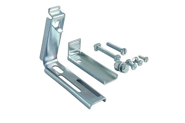Marley verzinkte golfplaathouder, voor goothouder RG 100 en kleiner, VE: 2 stuks, 081236
