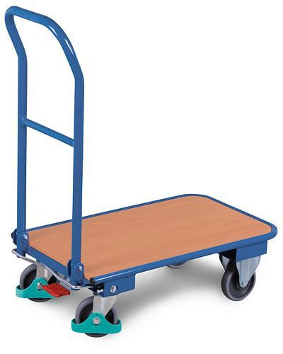 DENIOS inklapbare barwagen DENIOS classic-line van staal, 900 x 600 mm, draagvermogen 250 kg, 258-203