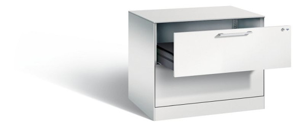 C+P archiefkast Asisto, H710xB800xD600mm, kleur: lichtgrijs, beugelgreep, 146273-222 S10000
