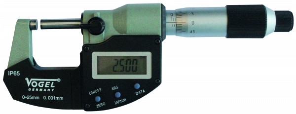 Vogel Germany digitale schroefmaat, DIN 863, IP65, 75 - 100 mm / 3 - 4 inch, 230133