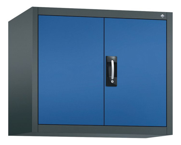 C+P bovenkast Acurado, H790xW930xD500mm, kleur: antracietgrijs / gentiaanblauw, verzonken handgreep, 9285-009 S10124