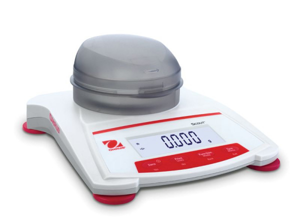 OHAUS Draagbare precisieweegschaal SKX123 EU, weegvermogen 120 g, afleesbaarheid bij wegen 0,001 g, 30253070