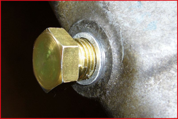 KS Tools olieaftapschroeven voor oliepanreparatie, M13x1,5, verpakking van 10, 150.1447