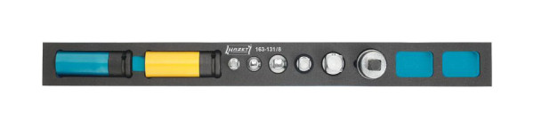Hazet dopsleutelset, hol vierkant 6,3 mm, hol vierkant 10 mm, hol vierkant 12,5 mm, hol vierkant 20 mm, aantal gereedschappen: 8, 163-131/8