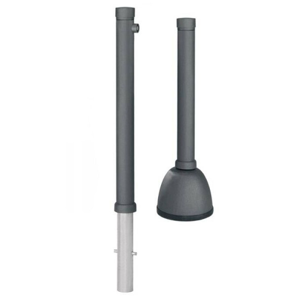 Stone HGS paal -stijl-, verrijdbaar, inclusief betonpaddestoel en schroef, met 1 oog, 14349-01