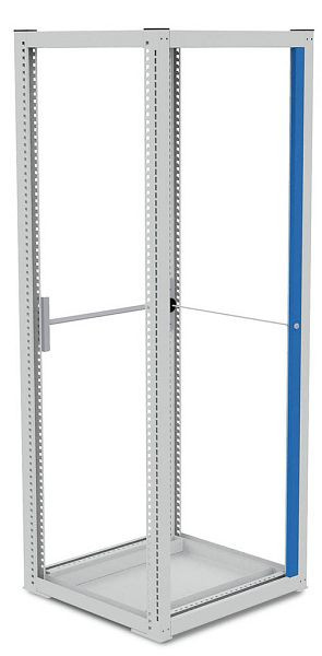 Bedrunka + Hirth onderstelset met cilinderslot voor verticale verlenging 700/1000, afmetingen in mm (BxDxH): 651 x 731 x 1018, SRSTV070 / 100