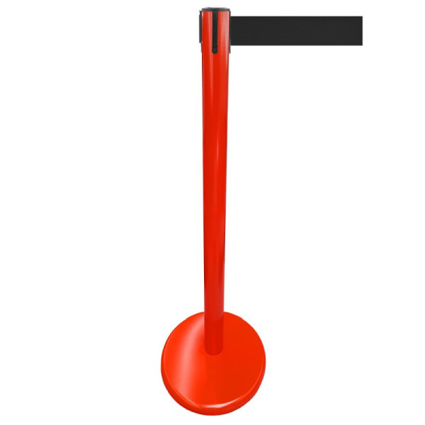 Stein HGS HGS personengeleidingssysteem -P-Line Future-, metaal/rood, zwart, met veiligheidsslot (zelfontgrendelend), riemlengte: 4 m, 15697-0303