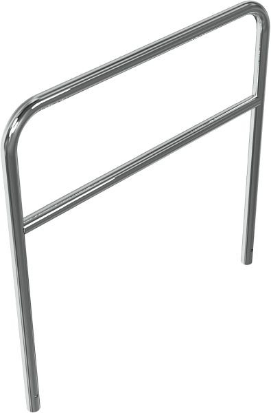 Schake RVS beugel Ø 48 mm voor plaatsing in beton, met dwarsbalk, totale breedte 1200 mm, 449_23