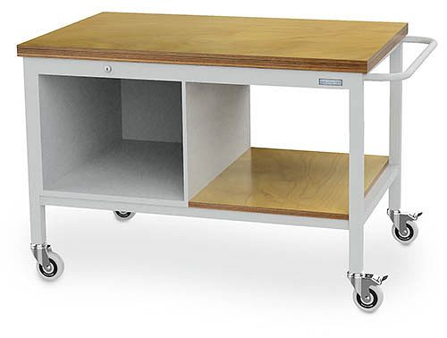 Bedrunka + Hirth Mobiele werkbank lege behuizing, R 18-24, afmetingen in mm (BxDxH): 1250 x 750 x 859, 04.12.859-1M
