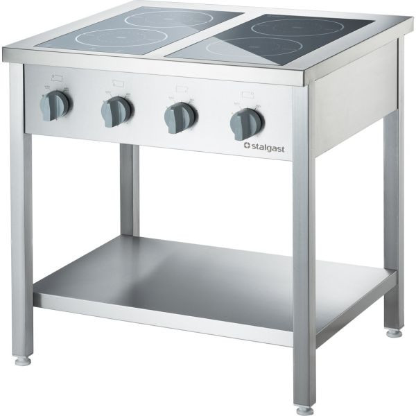 Stalgast RVS inductiekookplaat serie 700 - 4 branders (4x3,5), FS400214S
