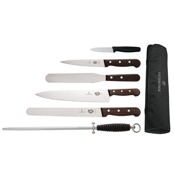 Victorinox 6-delige messenset met 25cm koksmes, S189