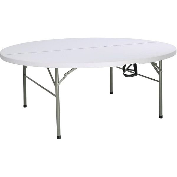 Bolero ronde klaptafel wit 183cm, HC270