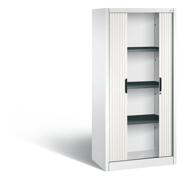 C+P rolluikkast Omnispace, H1660xB800xD420mm, kleur: verkeerswit, verzonken greep, 4 OH, 3211-00 S10119