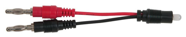 KS Tools polariteitstester met 4,0 mm banaanstekkeraansluiting en duo-LED, 150.1672