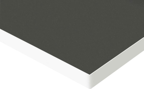 RAU werkblad met Trovidur bekleding, B1000 x D700 x S50 mm, T-100-070-50