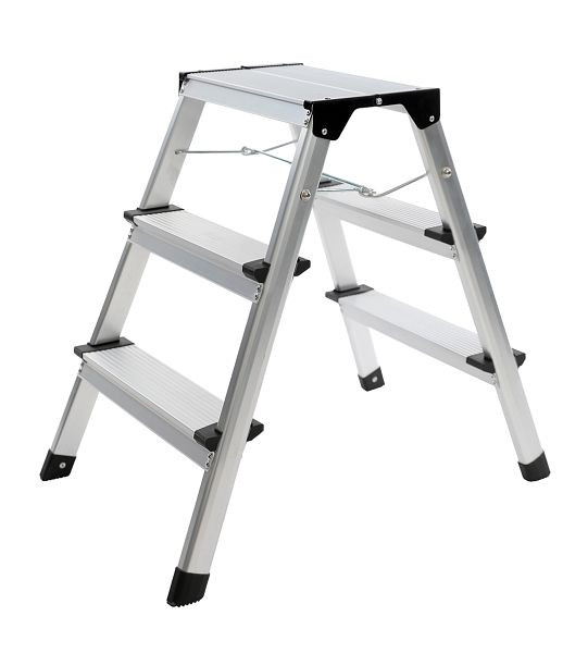 SW-Stahl trap, gemaakt van aluminium, opvouwbaar, 3 treden, 20922L