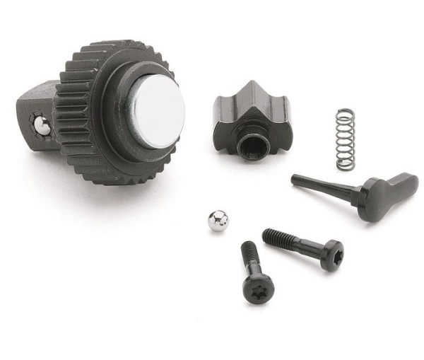 Hazet reserveonderdelenset ratelwiel met borging, 12,5 = 1/2" buitenvierkant voor omschakelbare ratel HAZET 916 S, 916S/7