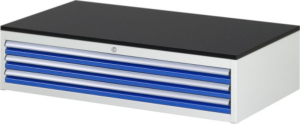RAU ladekast serie 7000, B1145xD650xH280mm, laden: 3xH60mm, werkblad voorzien van melamineharscoating, dikte 19mm, 03-XXL1.2A-M.11