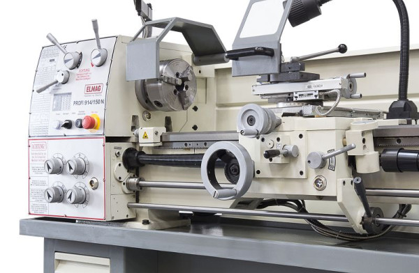 ELMAG universele draaibank, PROFI 914/150 N, inclusief snelwisselgereedschaphouder 'set', Multifix systeem, 88004