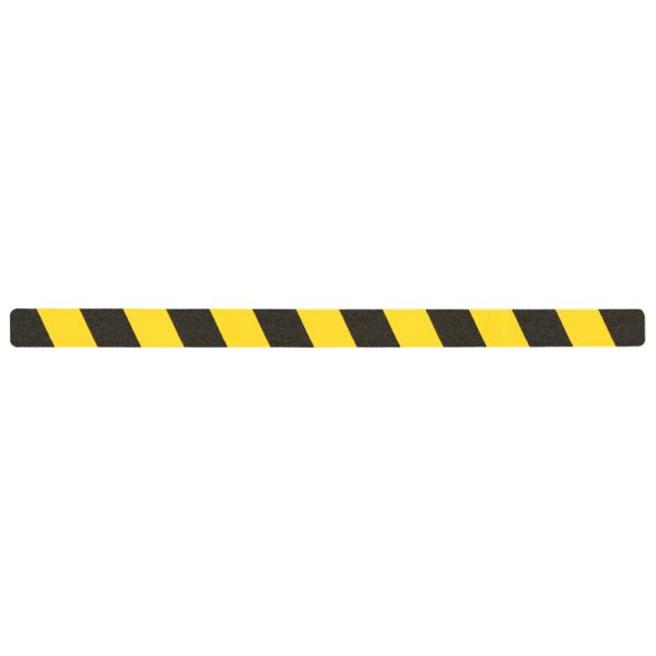 m2 Easy Clean antislipbekleding, zwart/geel, losse stroken 50x800mm, VE: 10 stuks, M3WV100501
