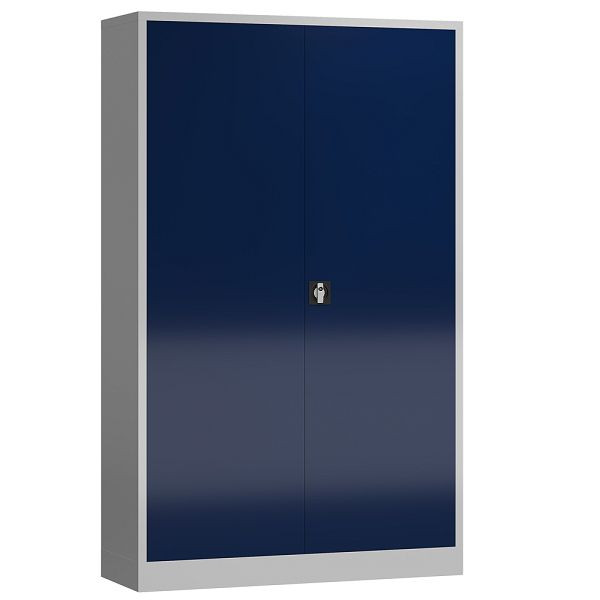 Lüllmann ClassiX draaideurkast, 1945 x 1200 x 600 mm, lichtgrijs/gentiaanblauw, X-530381