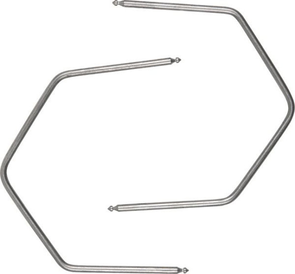 KS Tools radio-ontgrendelingsgereedschap Opel, 2 stuks, 500.1381