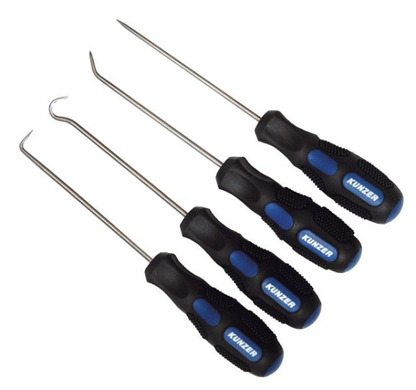 Kunzer piercing- en haaktool, 4 stuks, 7SH04