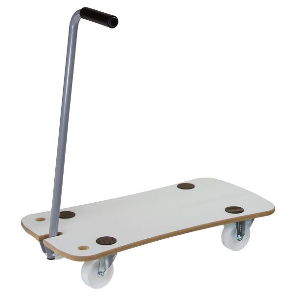 WAGNER TH STAR CARRIER ECO 790x390mm, MDF, Melamin 4 Transportgerätrollen, Raddurchmesser 100mm, Rollenlager, Tragkraft 200kg, 20138901