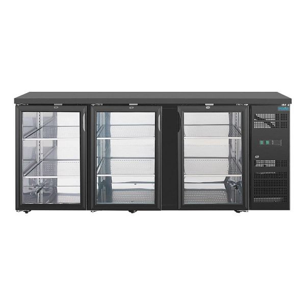 Polar U-Series barkoelkast met display met 3 deuren, UA022