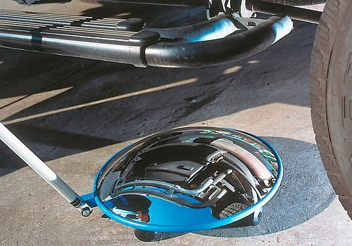 Moravia rolspiegel Vision, van acrylglas, voor voertuiginspectie, Ø 450 mm, 271616