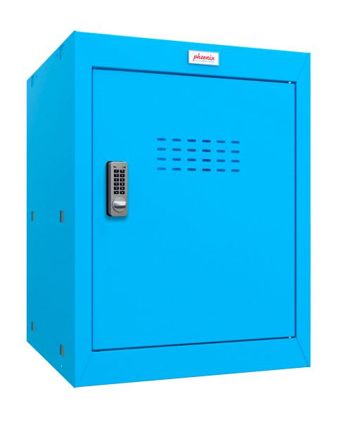 Phoenix CL-serie maat 2 blauwe kubuskast met elektronisch slot, CL0544BBE