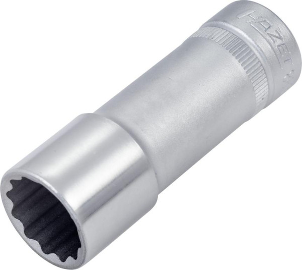 Hazet dop, bi-hex, hol vierkant 10 mm (3/8"), 15 mm, lang type met karteling, 880TZ-15