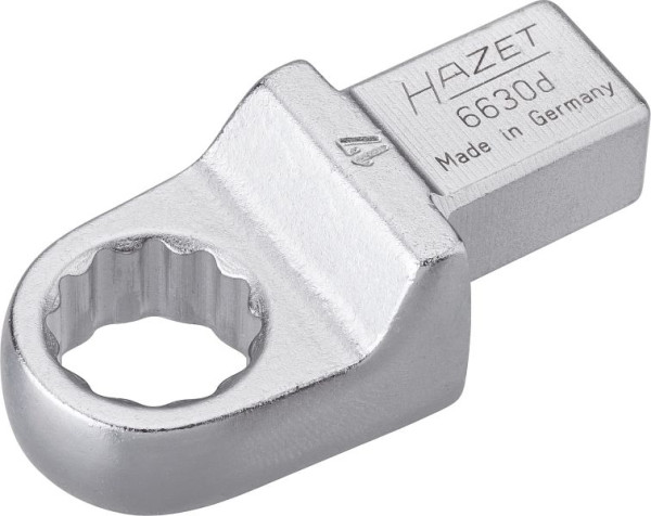 Hazet ringsleutel, insteekvierkant 14 x 18 mm, uitwendig dubbel zeskant trekprofiel, 17 mm, 6630D-17