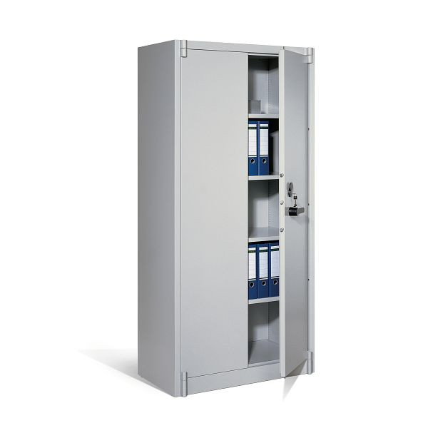 C+P brandwerende kast Certos, H1950xW930xD500mm, kleur: lichtgrijs, dagschoot, 5 OH, 1170-00 S10000