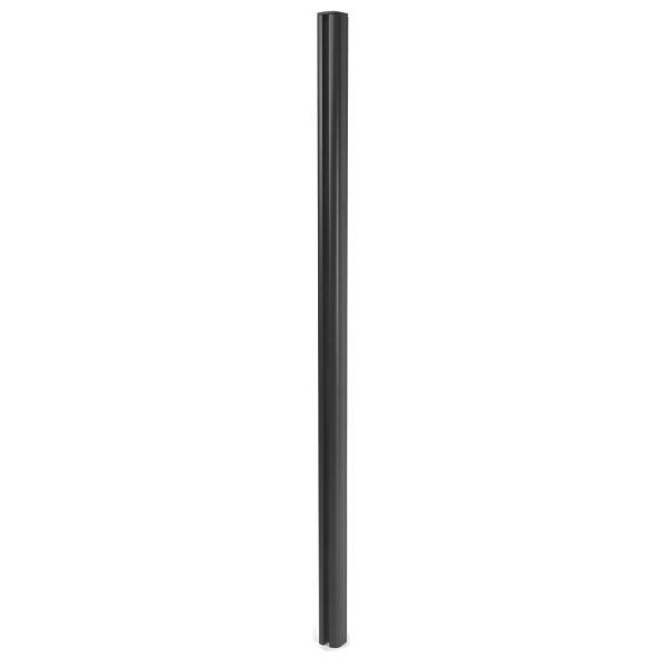 Mendler aluminium paal Sarthe WPC schutting, paalpaal, insteeksysteem, 240cm, antraciet, 76245