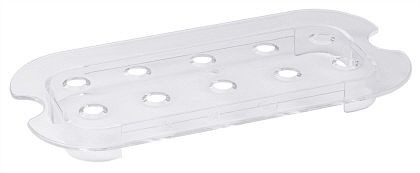 Contacto legbord GN 1/4, geperforeerd in polycarbonaat, 8002/014