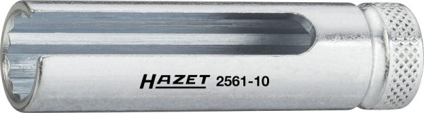Hazet turbolader dopsleutelinzet, dubbel zeskant, hol vierkant 6,3 mm (1/4 inch), uitwendig dubbel zeskantprofiel, 10 mm, 2561-10