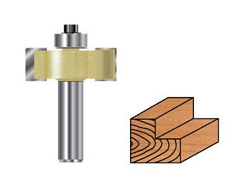 Projahn sponningfrees met kogellager D 31,7 mm, L 44,5 mm, L2 12,7 mm, 33211317